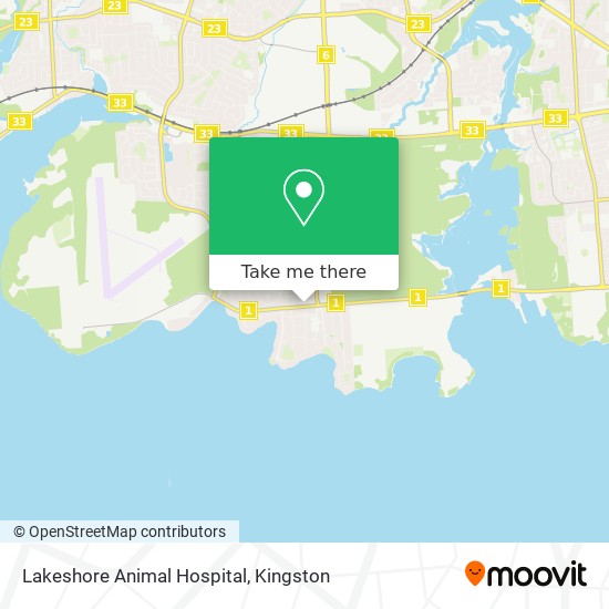 Lakeshore Animal Hospital map