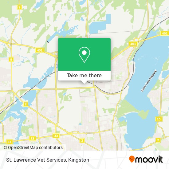 St. Lawrence Vet Services map