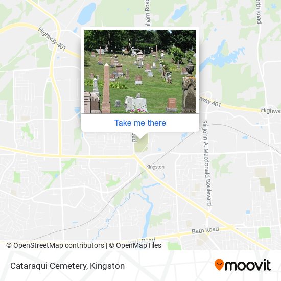 Cataraqui Cemetery map
