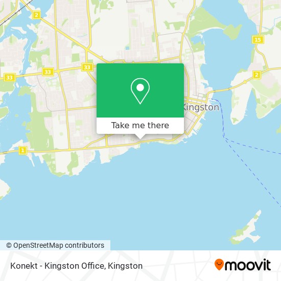 Konekt - Kingston Office map