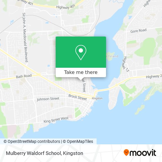 Mulberry Waldorf School map