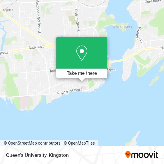 Queen's University map