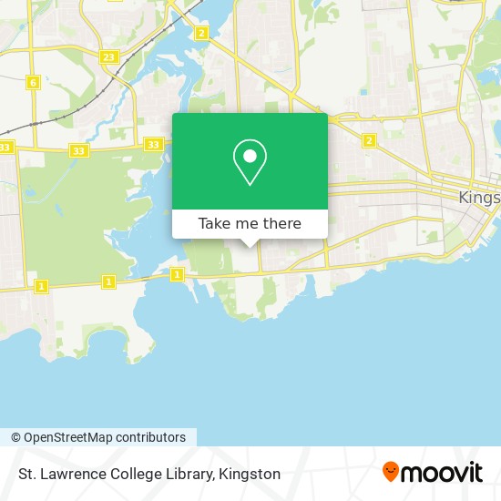 St. Lawrence College Library map