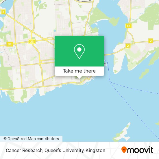 Cancer Research, Queen's University map