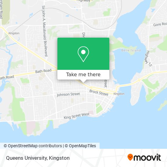 Queens University map