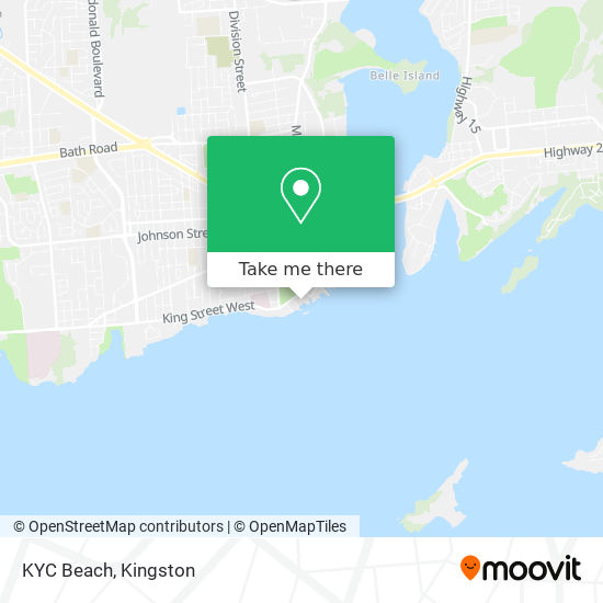 KYC Beach map