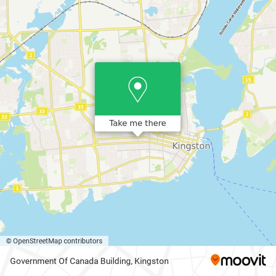 Government Of Canada Building map