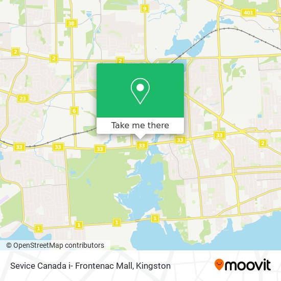 Sevice Canada i-  Frontenac Mall plan