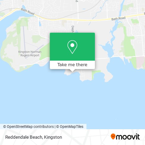 Reddendale Beach map