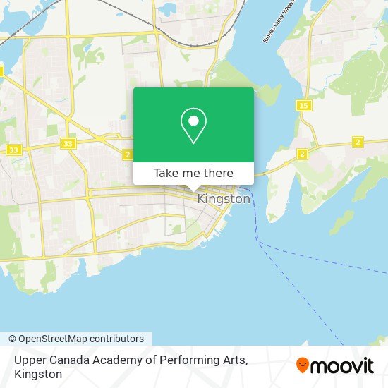 Upper Canada Academy of Performing Arts map