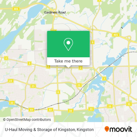 U-Haul Moving & Storage of Kingston plan