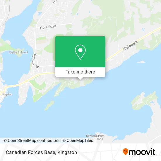 Canadian Forces Base map