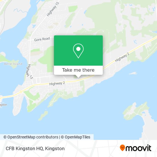 CFB Kingston HQ map