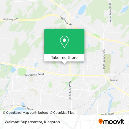 Walmart Supercentre map
