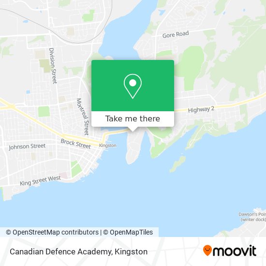 Canadian Defence Academy map