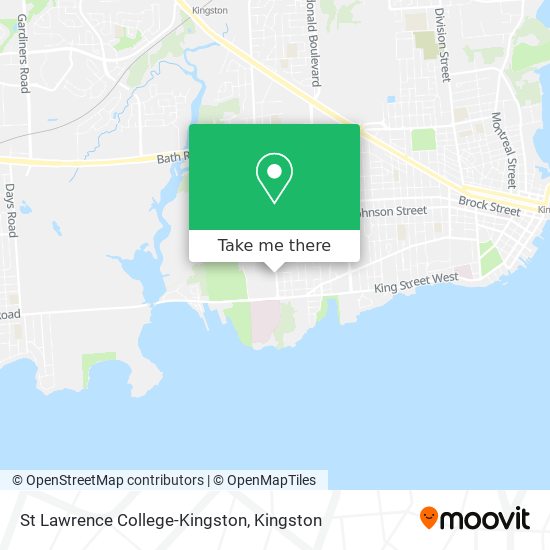 St Lawrence College-Kingston map
