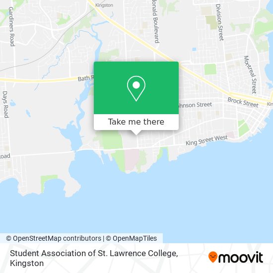 Student Association of St. Lawrence College map