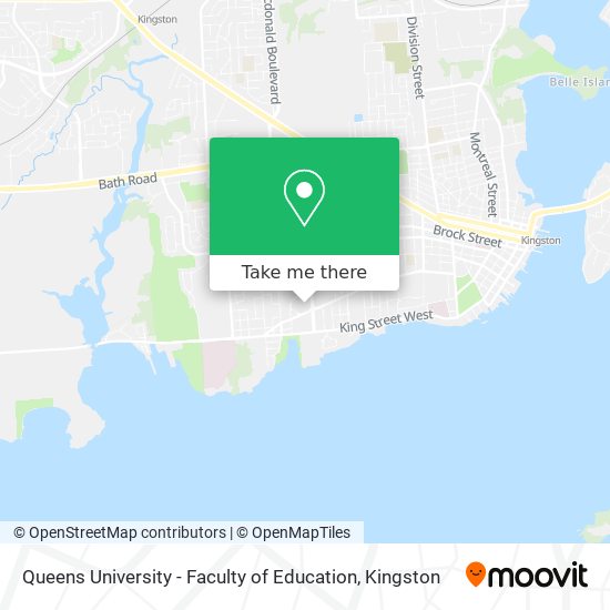 Queens University - Faculty of Education map