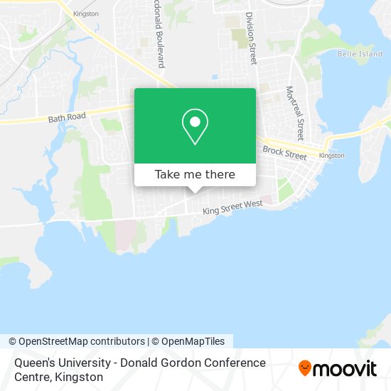 Queen's University - Donald Gordon Conference Centre map