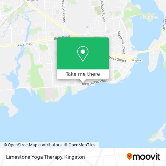 Limestone Yoga Therapy map