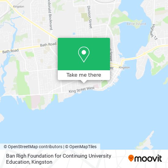 Ban Righ Foundation for Continuing University Education map