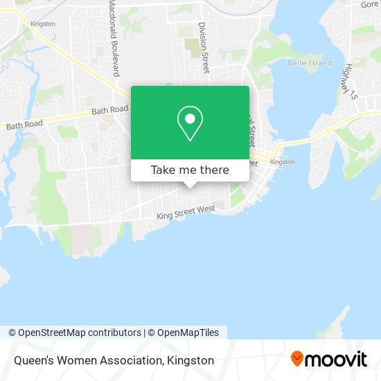 Queen's Women Association map