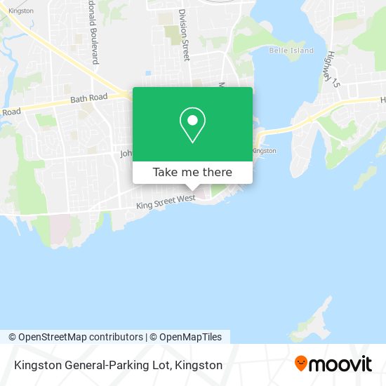 Kingston General-Parking Lot map
