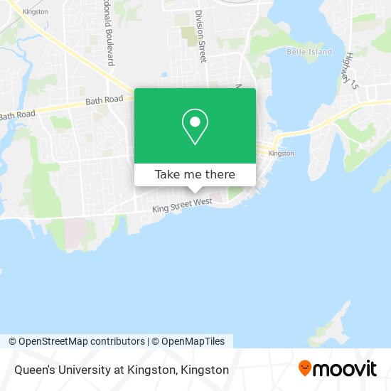 Queen's University at Kingston map