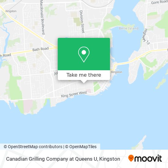 Canadian Grilling Company at Queens U map