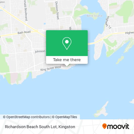 Richardson Beach South Lot map