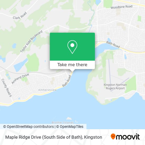 Maple Ridge Drive (South Side of Bath) map