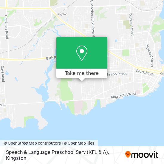 Speech & Language Preschool Serv (KFL & A) map