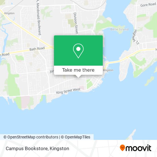 Campus Bookstore map