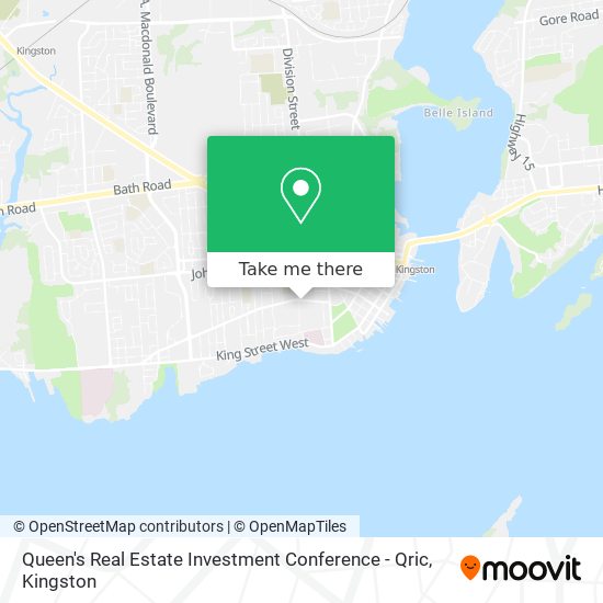 Queen's Real Estate Investment Conference - Qric map