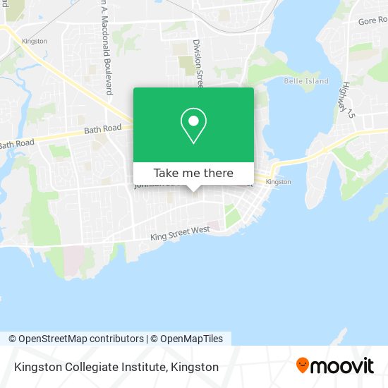 Kingston Collegiate Institute map