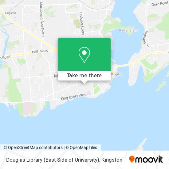 Douglas Library (East Side of University) map