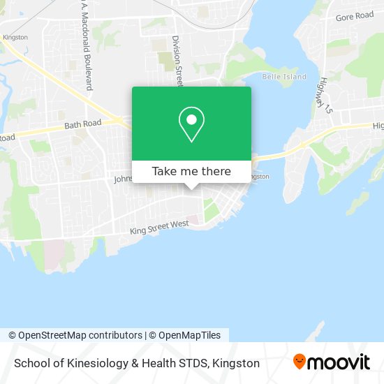 School of Kinesiology & Health STDS map