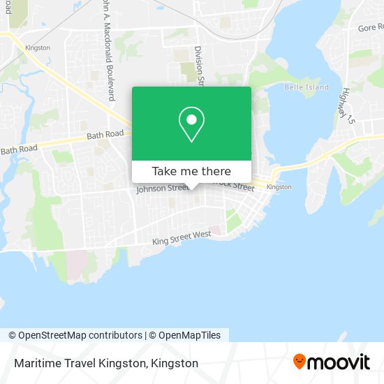 Maritime Travel Kingston map