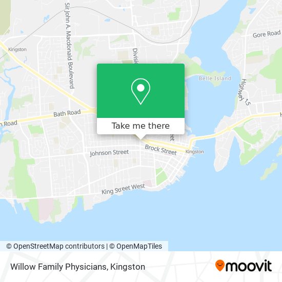 Willow Family Physicians map