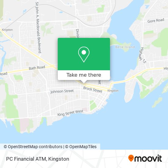 PC Financial ATM map