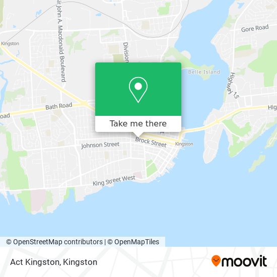 Act Kingston map