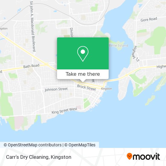 Carr's Dry Cleaning map