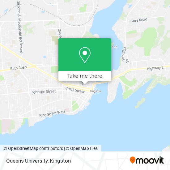 Queens University map