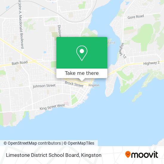 Limestone District School Board map