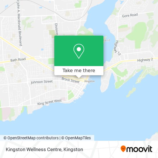 Kingston Wellness Centre map