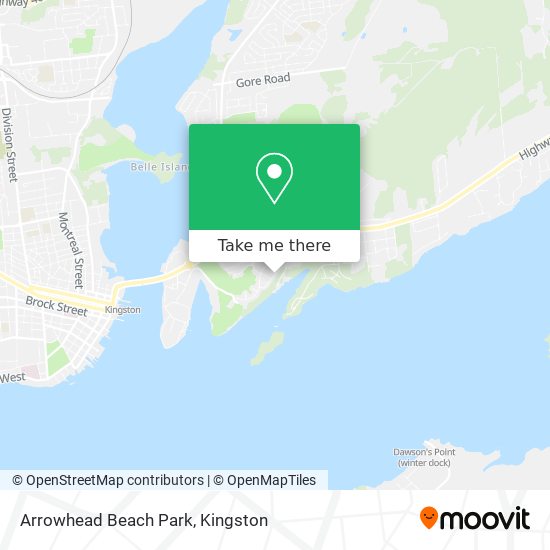 Arrowhead Beach Park map