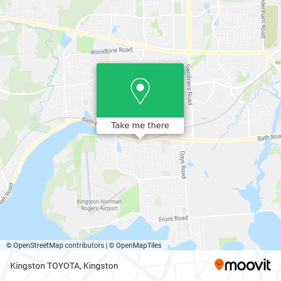 Kingston TOYOTA map