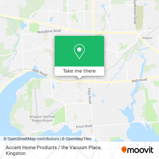 Accent Home Products / the Vacuum Place map