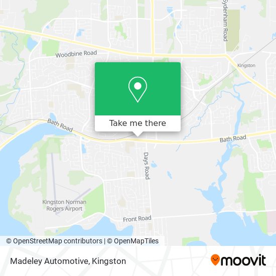 Madeley Automotive map