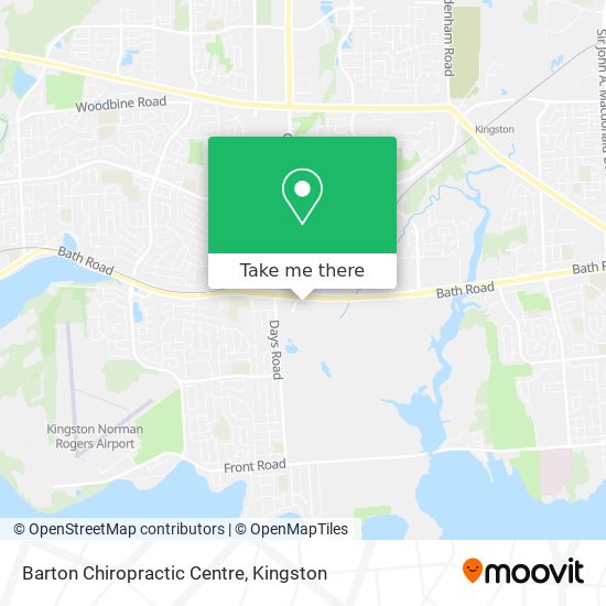 Barton Chiropractic Centre map